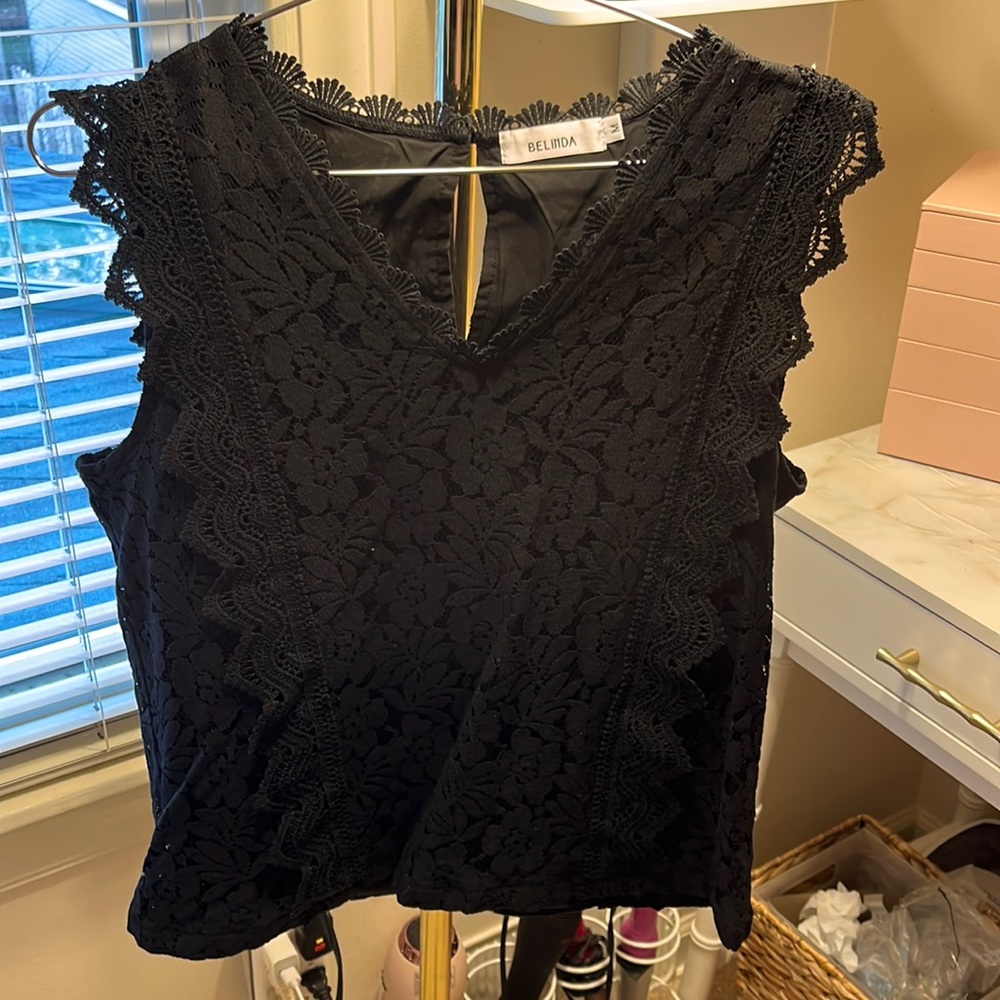 NEW | Belinda | Sleeveless Lace Top